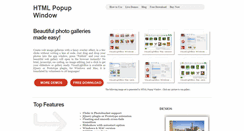 Desktop Screenshot of htmlpopupwindow.com